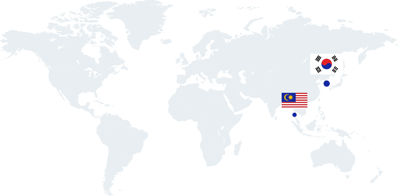 세계지도 말레이시아 국기 이미지