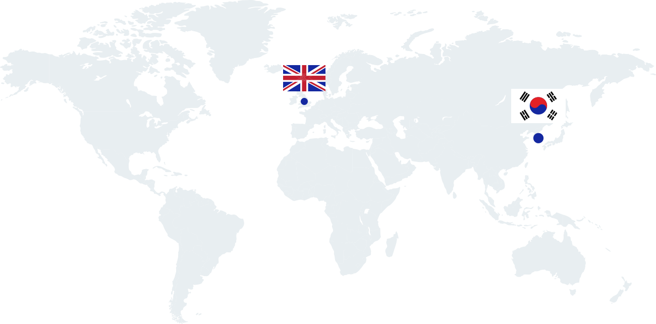 세계지도 영국 국기 이미지